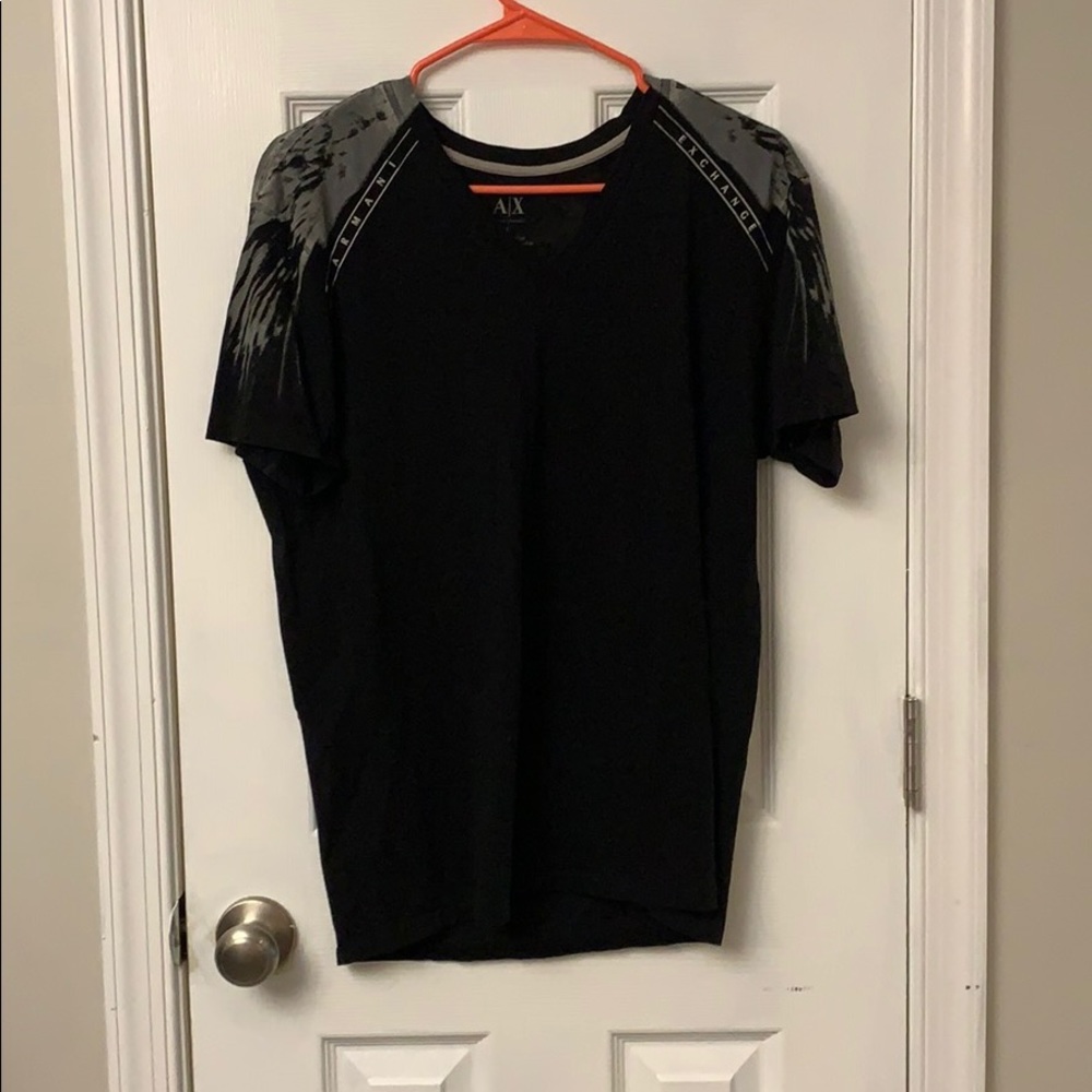 Black Armani exchange tee shirt